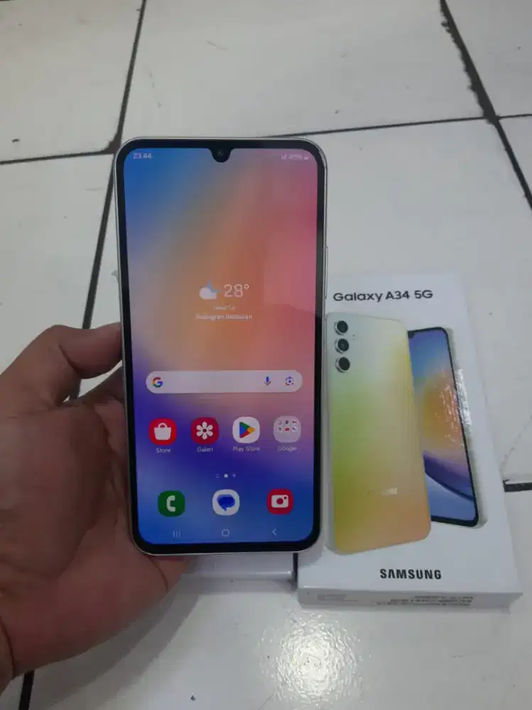 Samsung a34 5g ram 8/256gb fullset