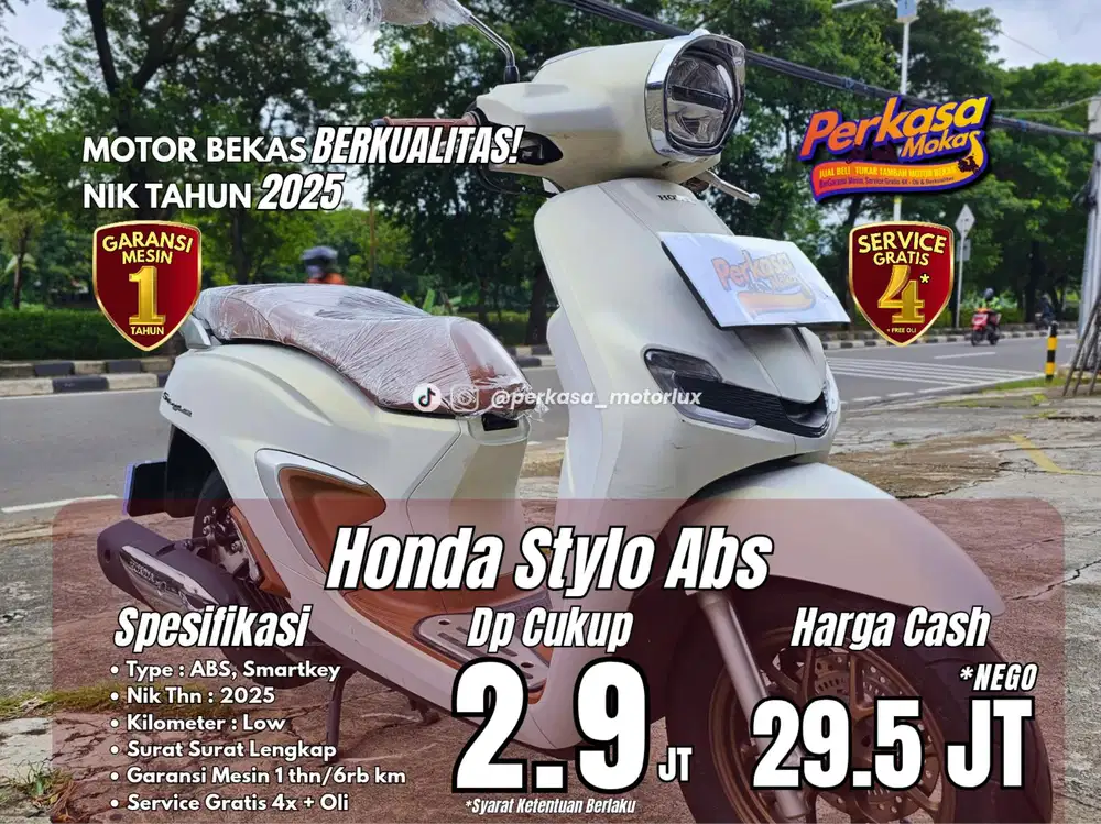 STYLO 160 BERGARANSI MESIN 1 TAHUN