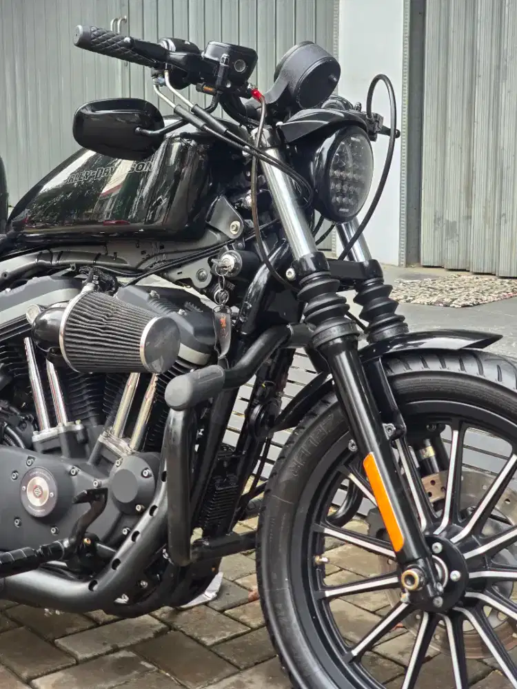 Moge Harley Davidson Sportster Iron 883 th 2013 Modif Siap Gas Mabua