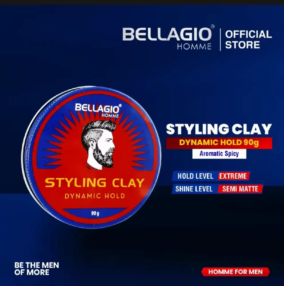 Bellagio homme styling clay dynamic hold