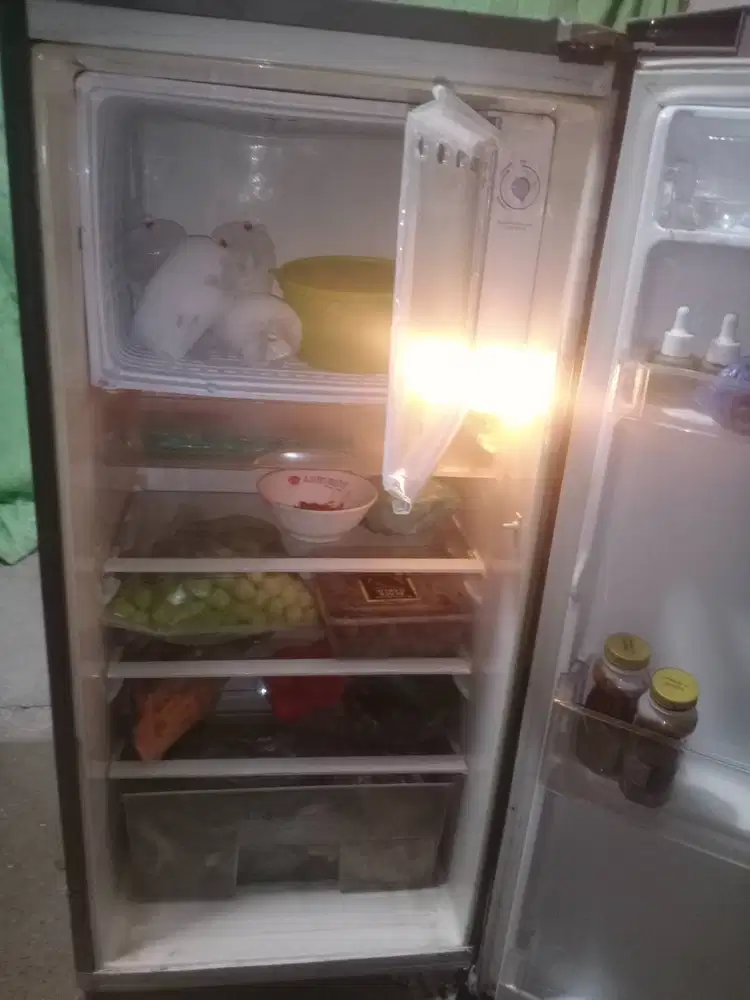 Kulkas 1 pintu LG.Mesin original pabrik belum rusak