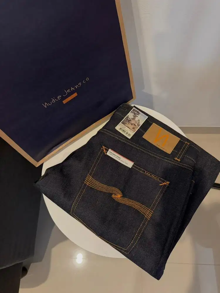 NUDIE JEANS CO Rad Rufus Dry Selvage size 34 baru low price