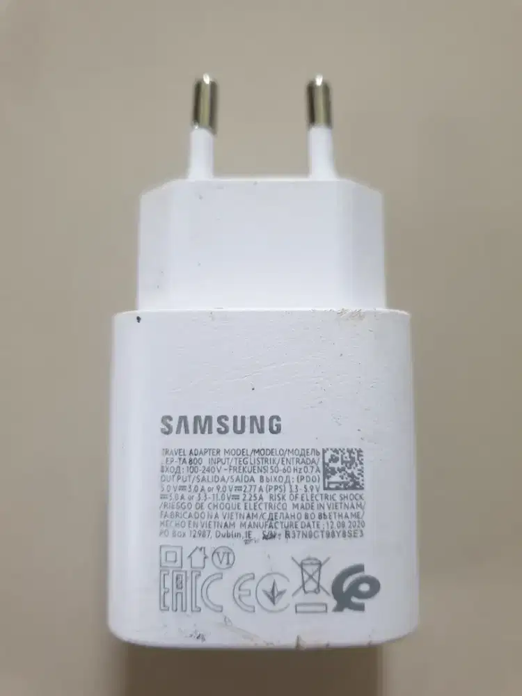 Charger casan MINUS Samsung 25 watt BACA DESKRIPSI