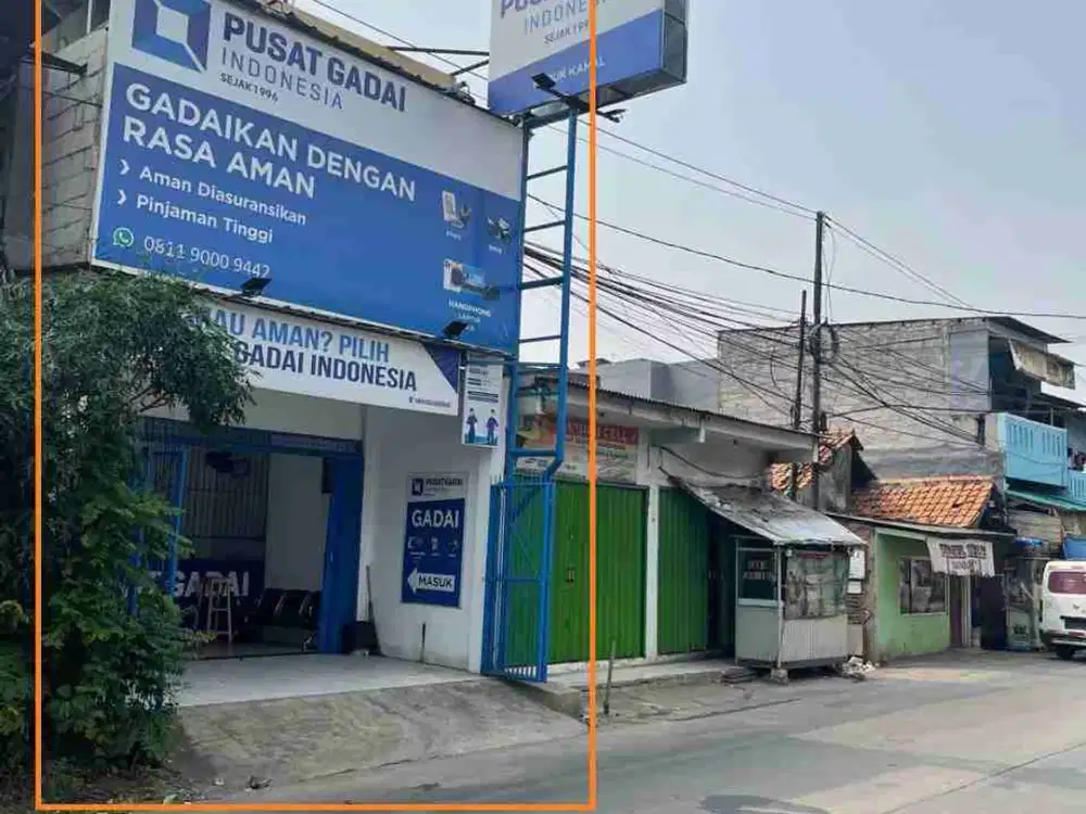 Ruko kapuk kamal jalan raya murah