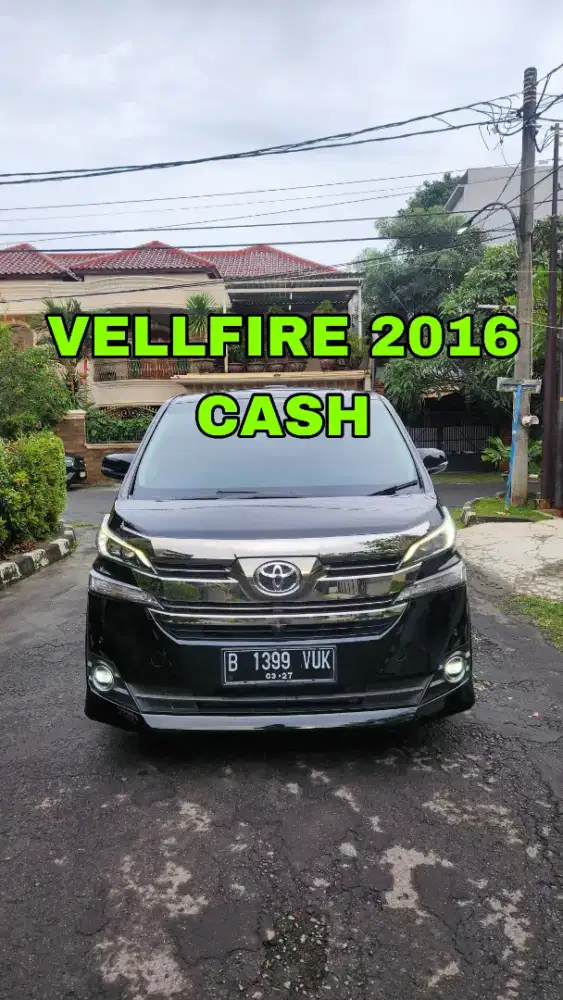 CASH TOYOTA VELLFIRE G 2016 ATPM  alphard istimewa