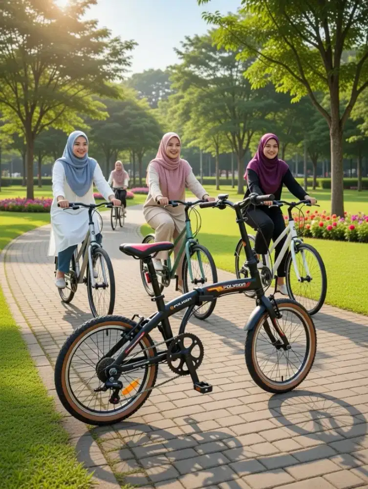 sepeda lipat R20 siap gowes rerawat