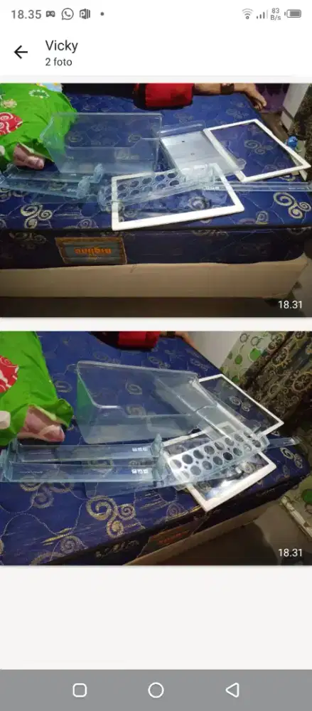 Ijin jual barang isi dalam kulkas merk POLYTRON 1 pintu ori no mines