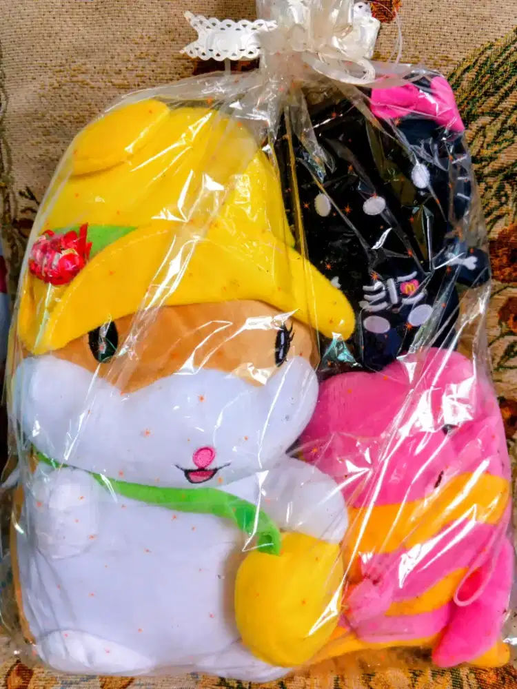 BONEKA PAKET IMPORT HAMSTER KUNING
