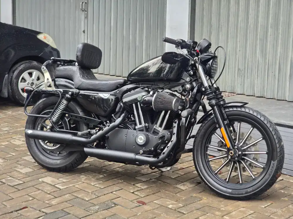 Moge Harley Davidson Sporter Iron 883 th 2013 Modif FP Mabua Siap Gas