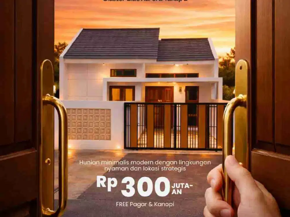 Rumah Baru Cluster Blue Aurora Tahap 2 Cinunuk termurah