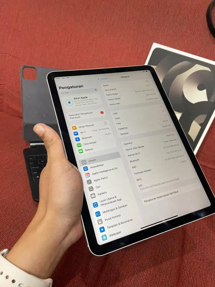 ipad air gen 5 64gb m1 wifi + cellular ibox