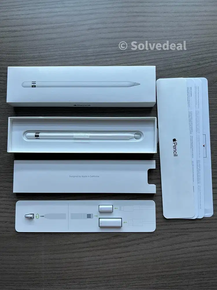 Apple Pencil Gen 1 Ibox Include USB-C Mulus Like New Fullset Original