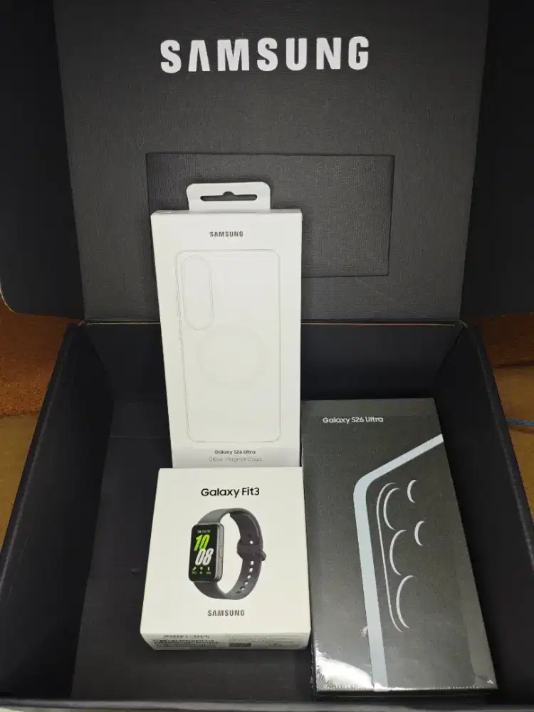 Samsung S26 Ultra 512GB Silver Shadow + Magnetic Case + Fit 3