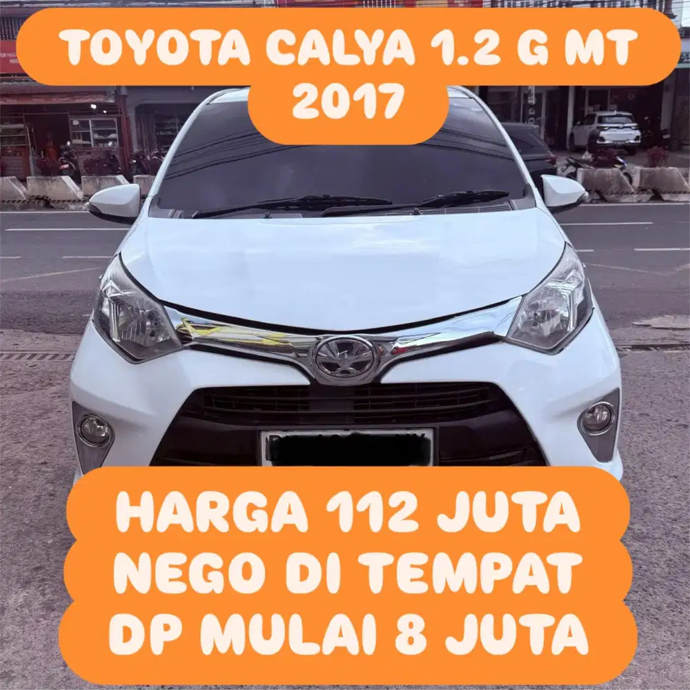 Toyota Calya 2017 Bensin DP 8 JUTA