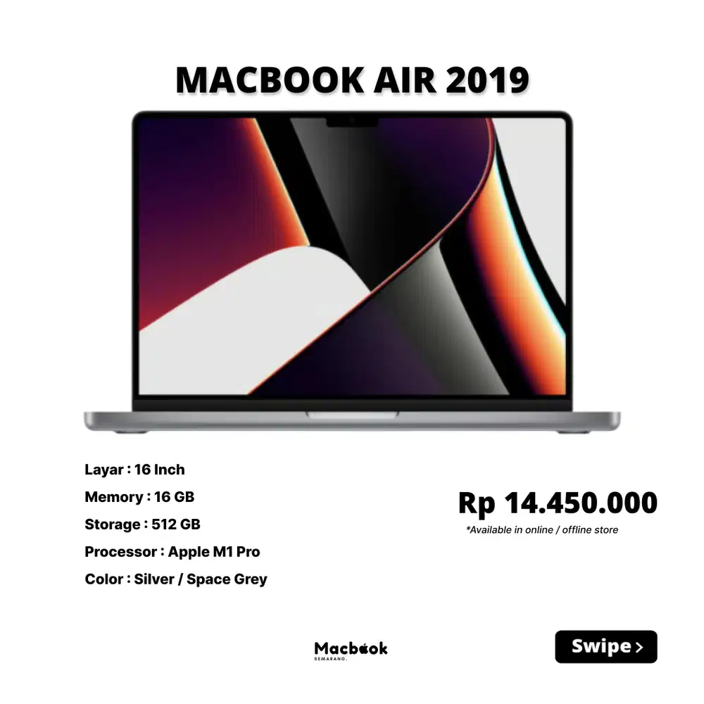 MACBOOK PRO 14 RAM 16/512 GB