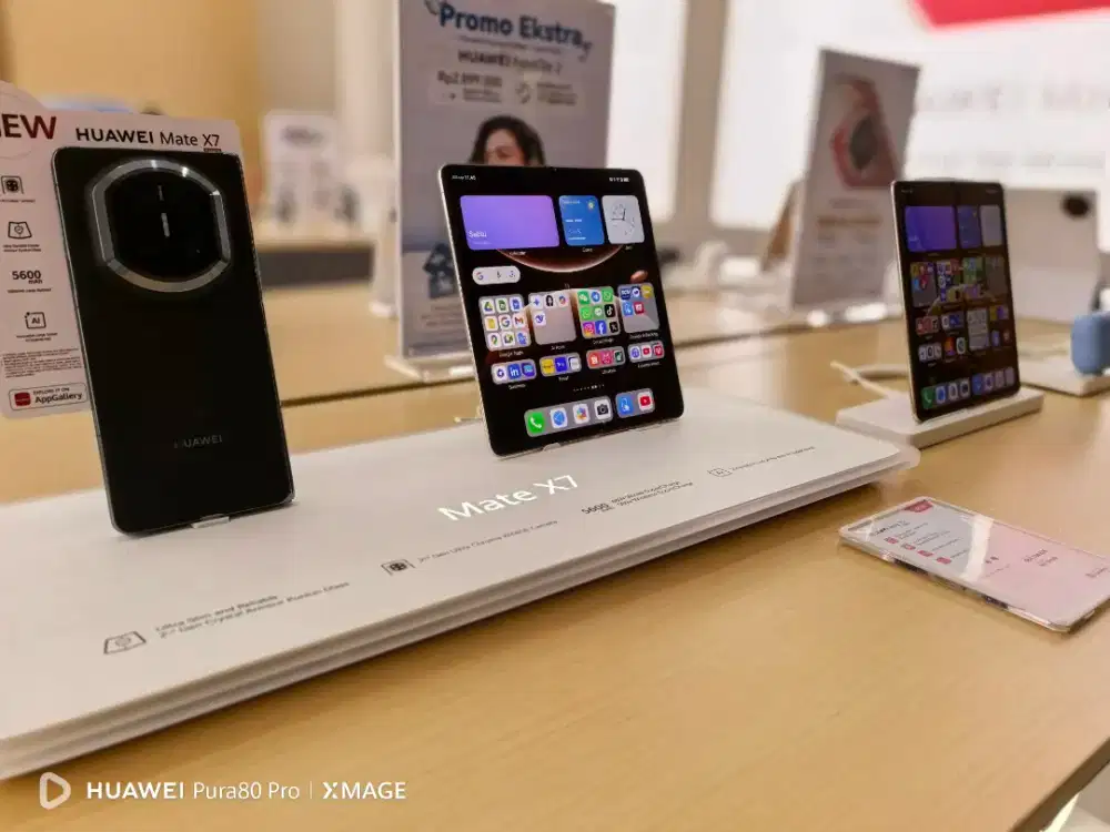 Huawei Mate X7 Gratis GT5 Pro Kredit 0% - 24 Bulan Huawei DP Mall