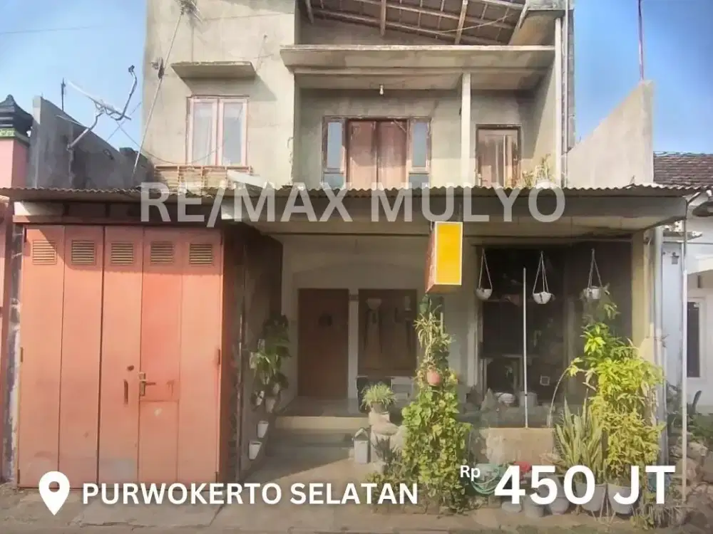 Dijual Murah, Rumah 2 Lantai Siap huni Area Purwokerto Selatan