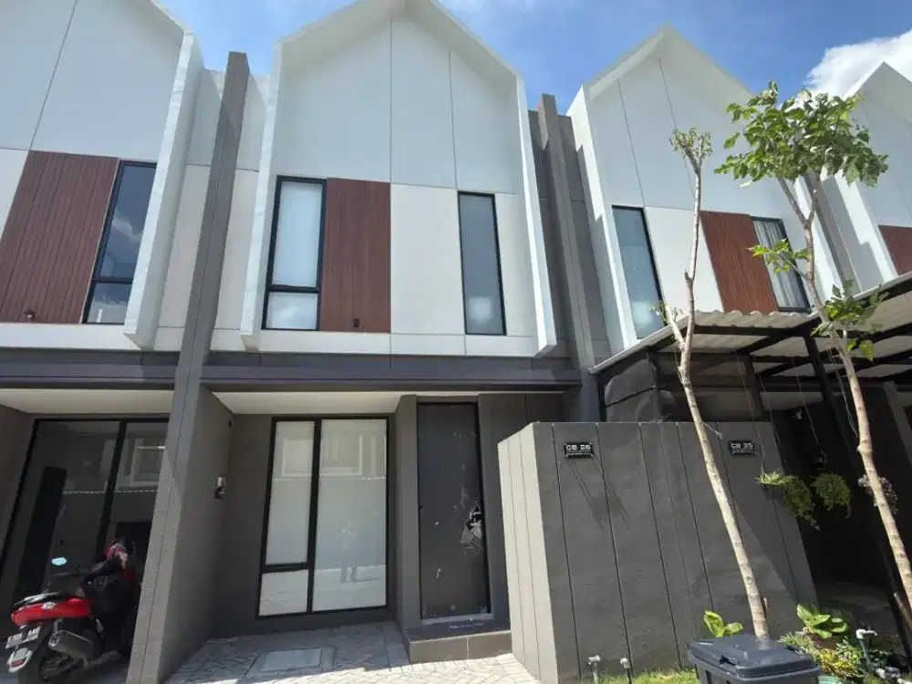 Dijual Rumah Scandinavian baru Gress 2 lantai 900 jutaan dekat ITS dan Pakuwon city