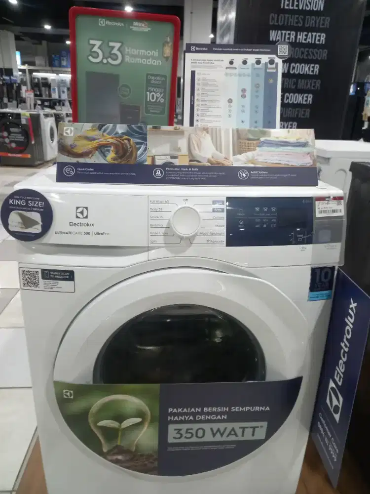 mesin cuci electrolux front load 8kg