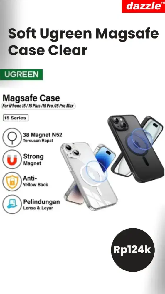 Soft Ugreen Clear Case Magsafe