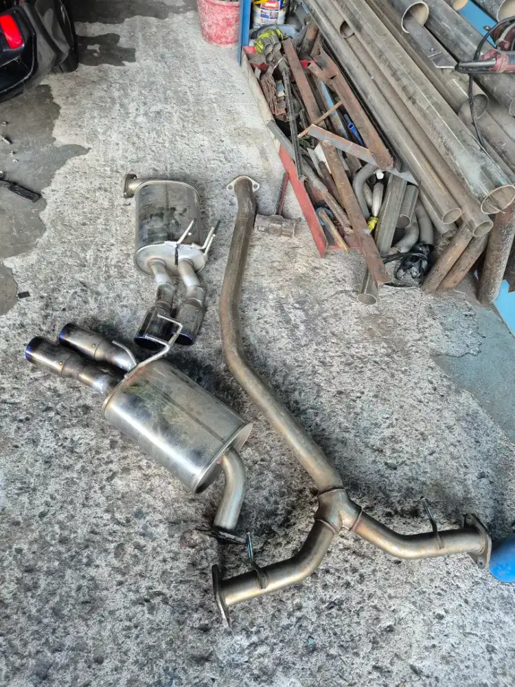 HKS Legal muffler Asli/Ori civic turbo sedan FC