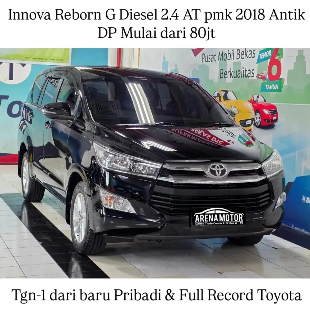 [KM 8 rb] Innova Reborn G Diesel AT pmk 2018 Antik # Toyota 2.4 Matic