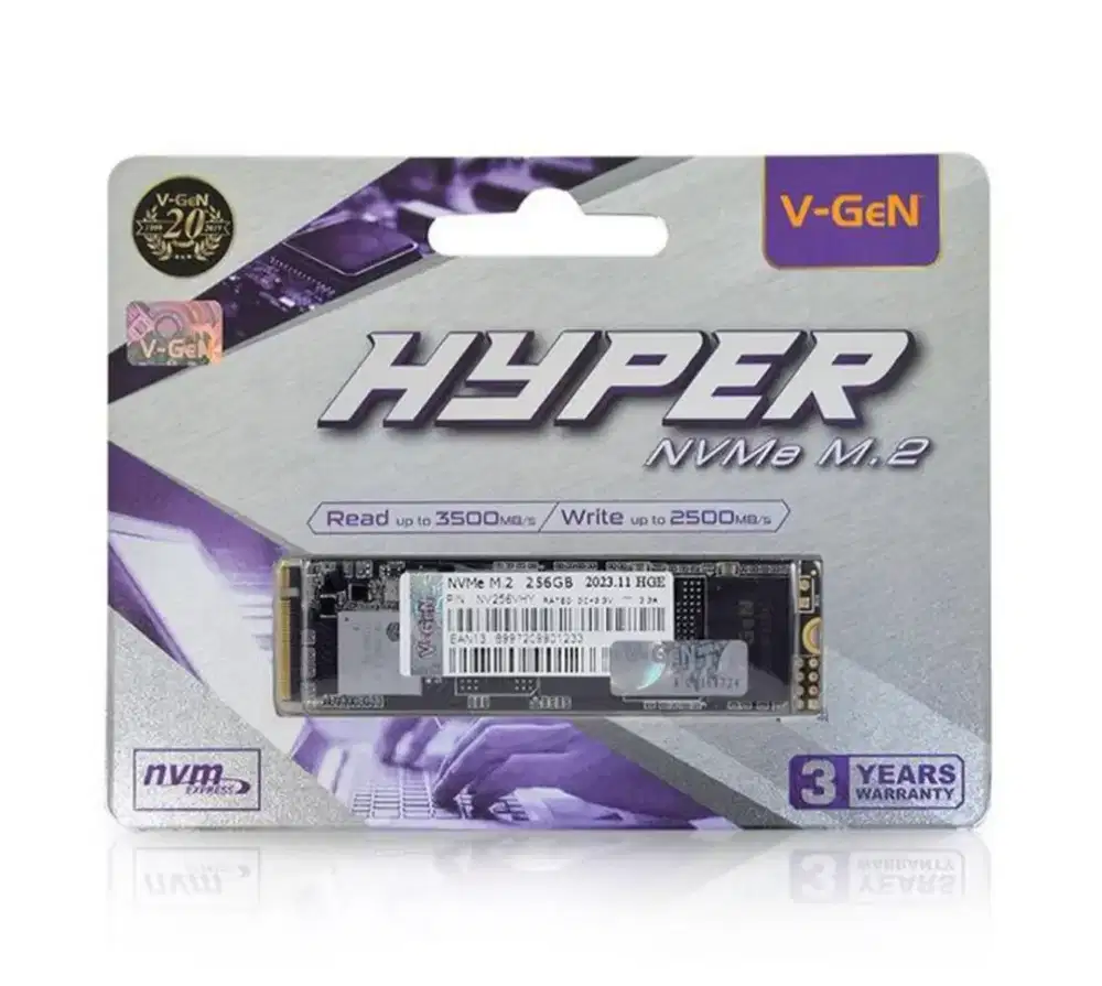 SSD NVMe Vgen 256 Gb M.2
