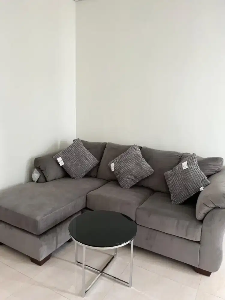 Jual Cepat Sofa L Informa Warna Abu-abu