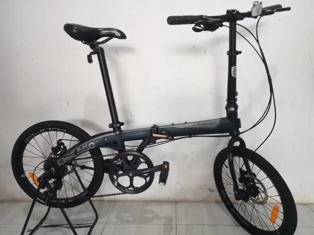 Sepeda lipat dahon Chicago ukuran 20 frem Aloy alumunium speed Shimano