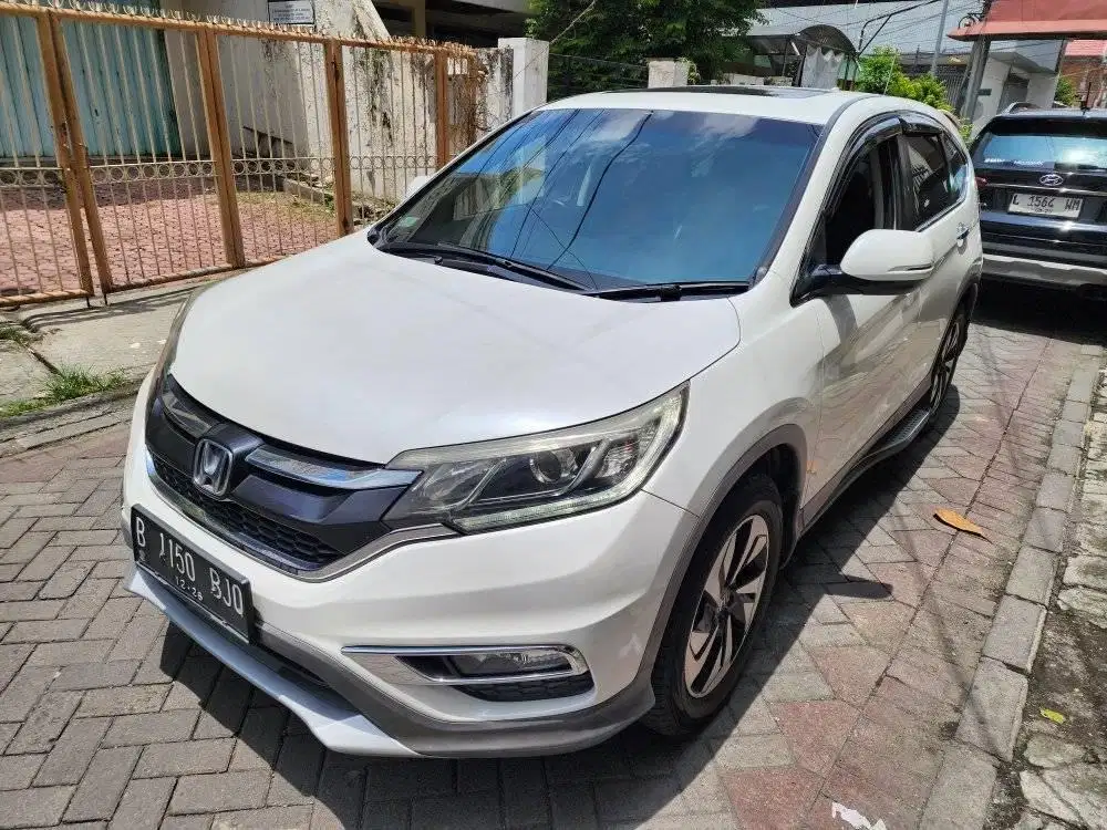 HONDA NEW CRV 2.4 PRESTIGE SOONROF MATIC 2016 PUTIH SURABAYA