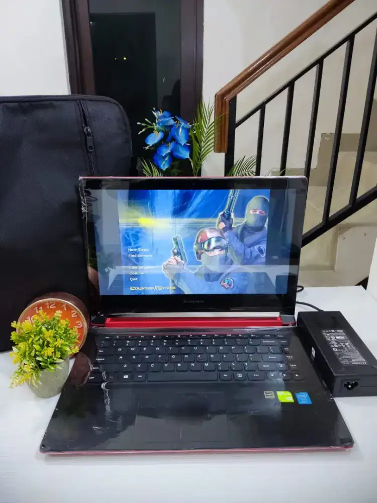 LENOVO FLEX Merah Meriah A0CN21 SLIM  [RAM 8GB + SSD + VGA NVIDIA]