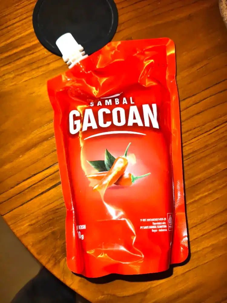 Sambal GACOAN Kemasan SACHET & POUCH