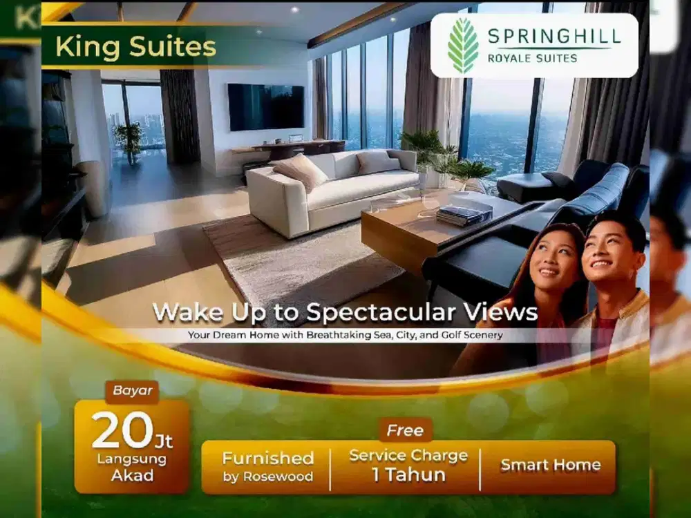 Apartemen Springhill Kemayoran Unit Baru Bisa Kpr View Golf Free Ppn