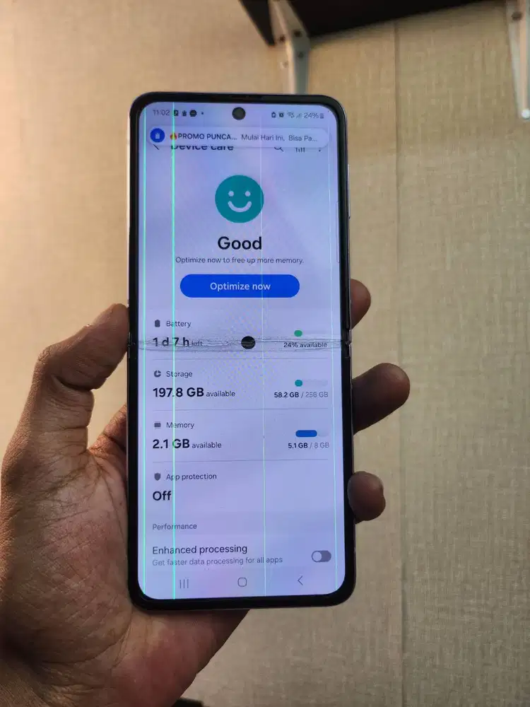 samsung z fold 5 256gb sein lengkap ori mulus