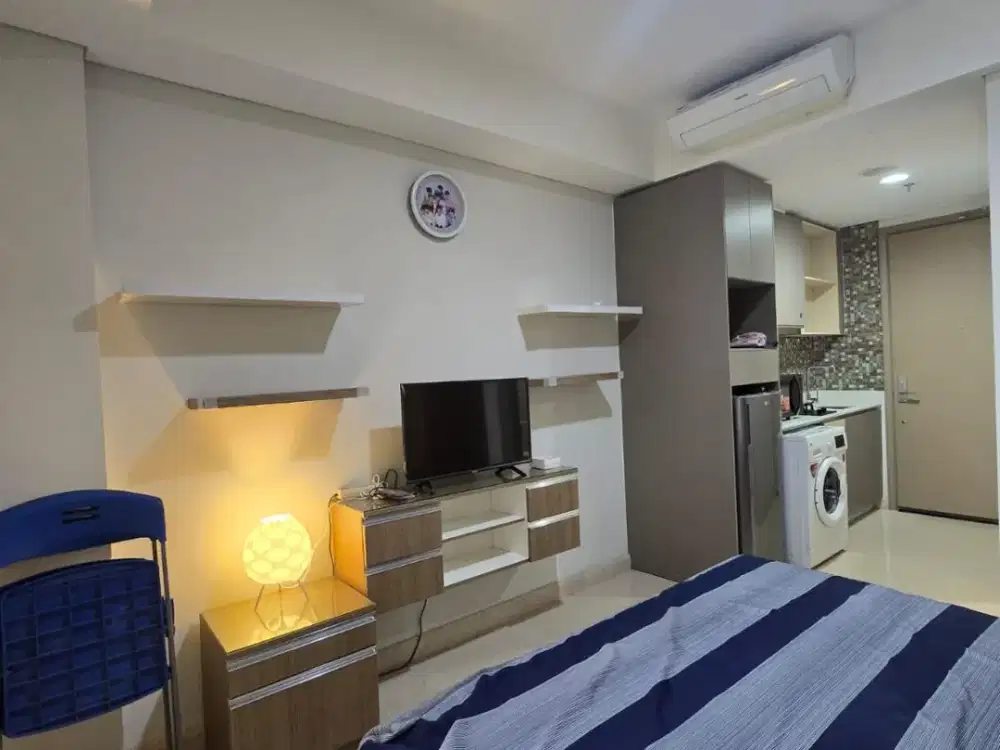 Disewa Apartemen Gold Coast pik Studio, 28m2, Full Furnished
