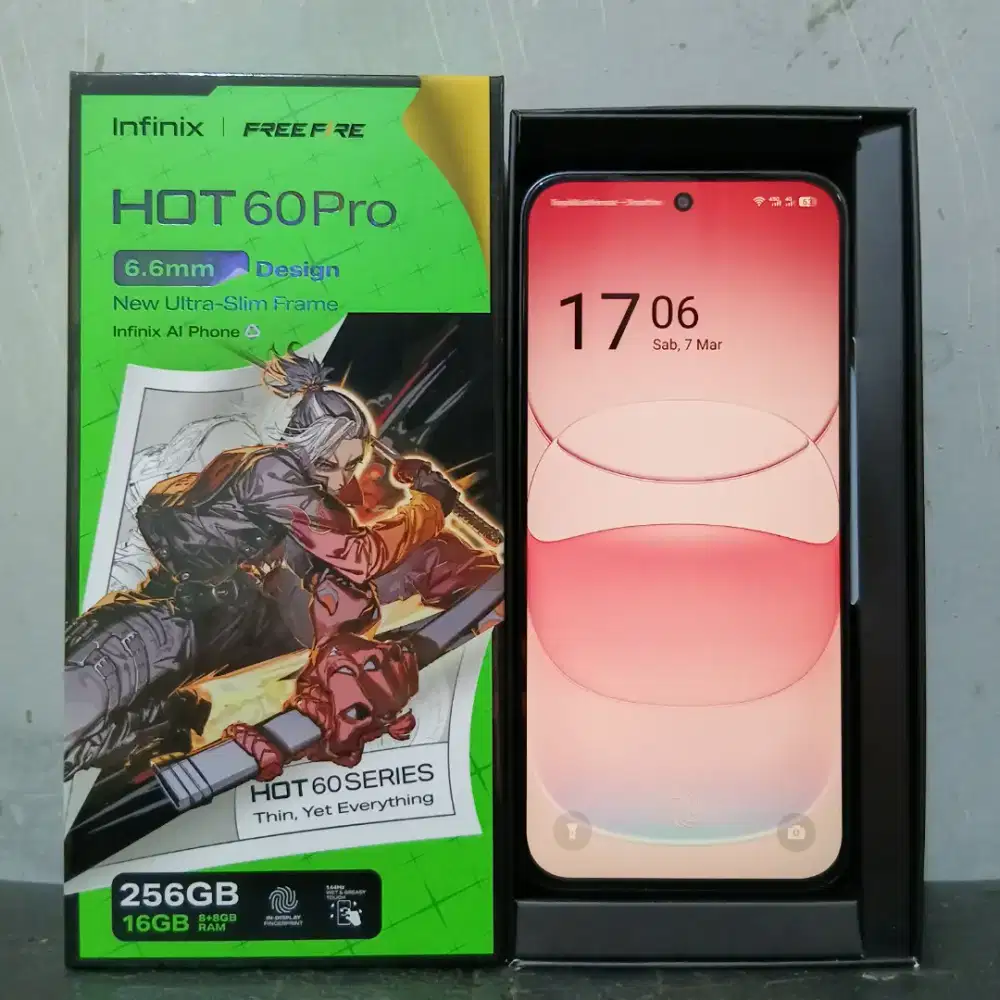 Infinix hot 60 Pro 8/256 lengkap