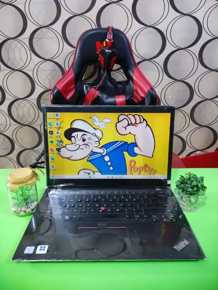 Jual Laptop Super slim Lenovo Thinkpad T470s V55 Black SLIM [SSD]