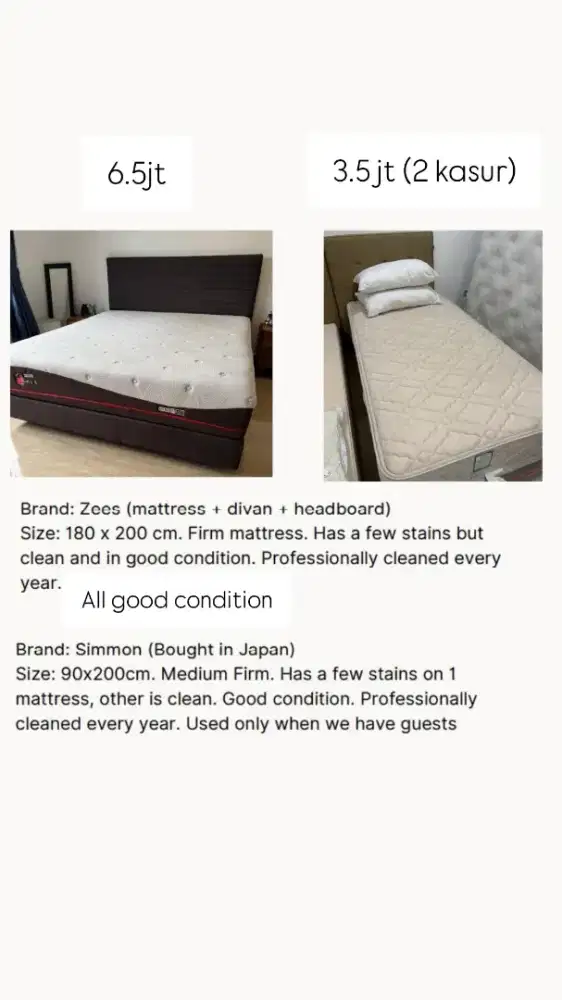 GARAGE SALE GOOD CONDITION