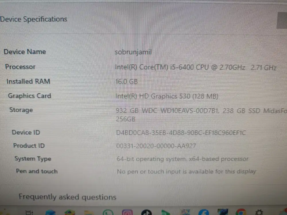 Cpu lenovo i5 + monitor