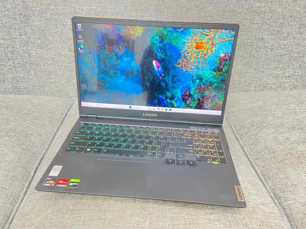 LENOVO LEGION 5 AMD RYZEN 5-4600H GTX 1650Ti RAM 16-512 GB LIKENEW