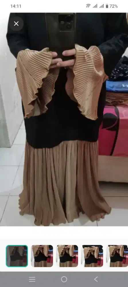Baju Muslim Dress Cantik Buat Lebaran