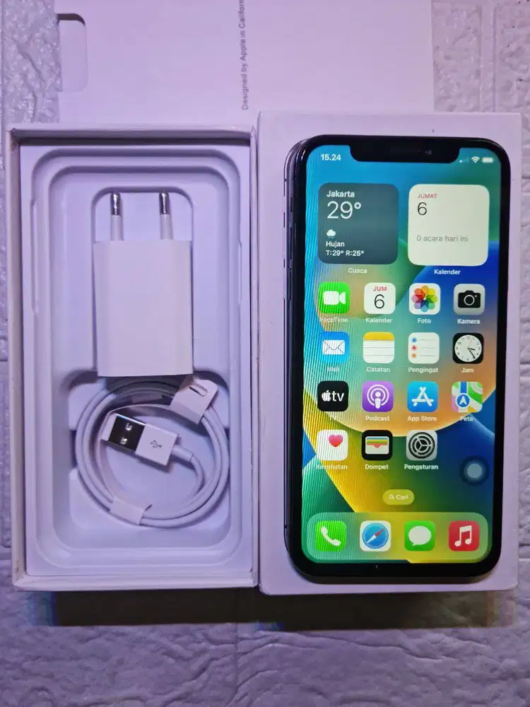 iPhone X 64GB iBox Fullset Mulpis