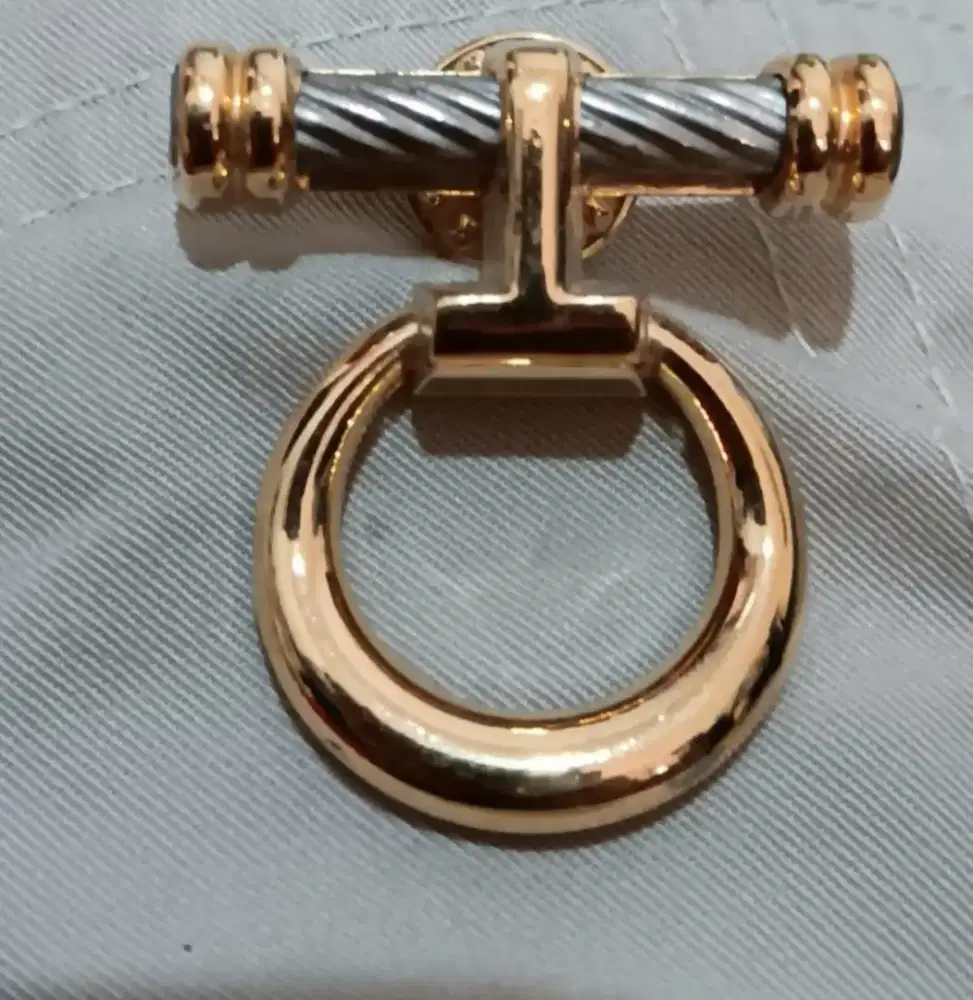 VINTAGE] Malka Paris Scarf Ring & Pin Set - Authentic Made in France