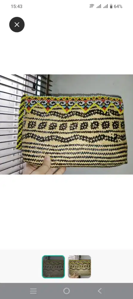 Tas Etnik Kalimantan Buat Pesta