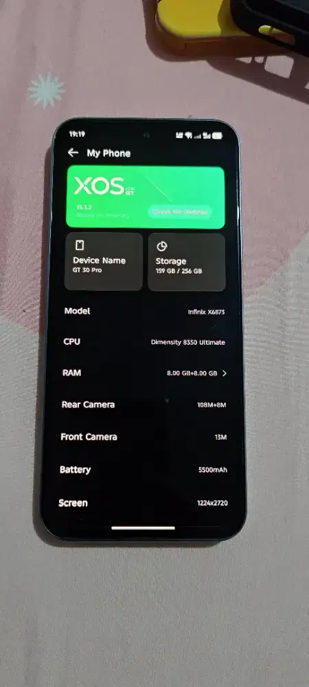 Infinix GT 30 pro mulus like new 8/256