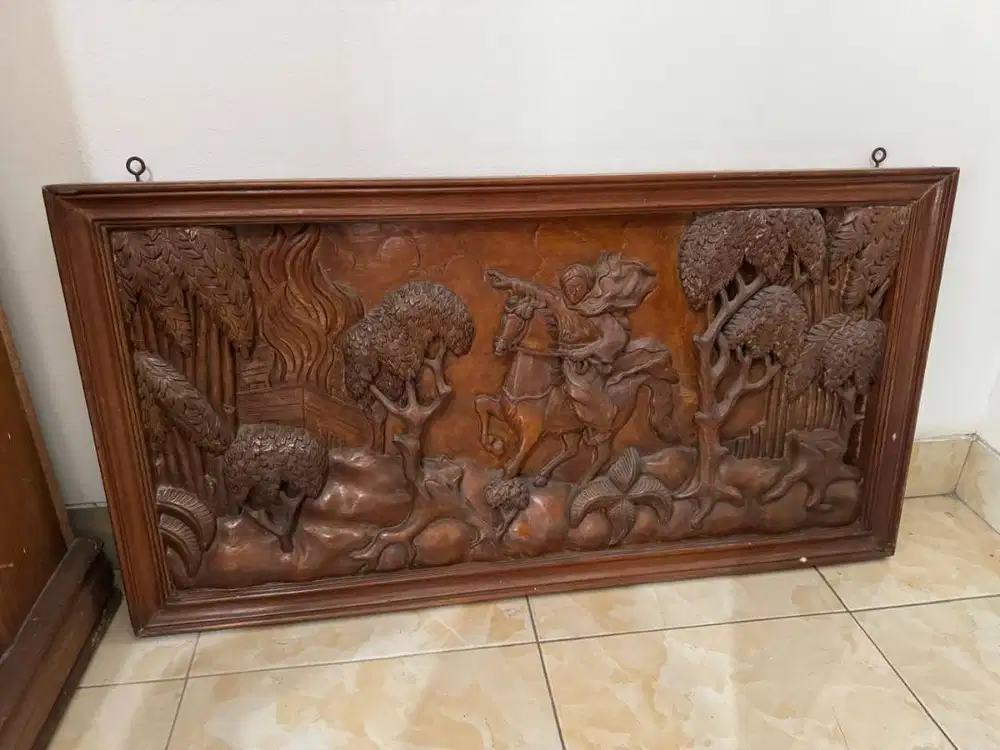 Relief 3D Pangeran Diponegoro antik lebih dari 50th