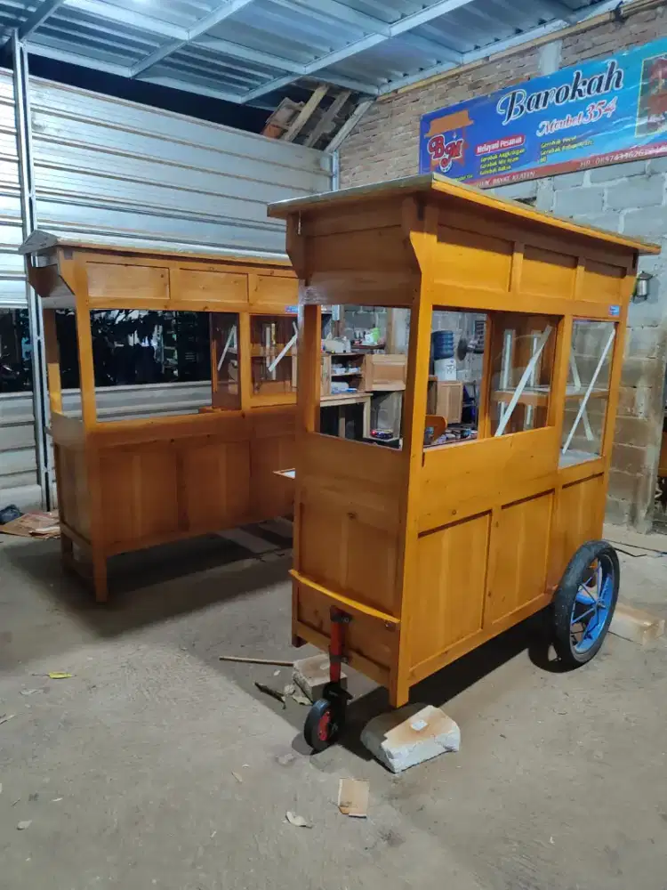 Gerobak Angkringan jg Melayani Pesanan Grobak Bakso Mie Bubur Sate dlL