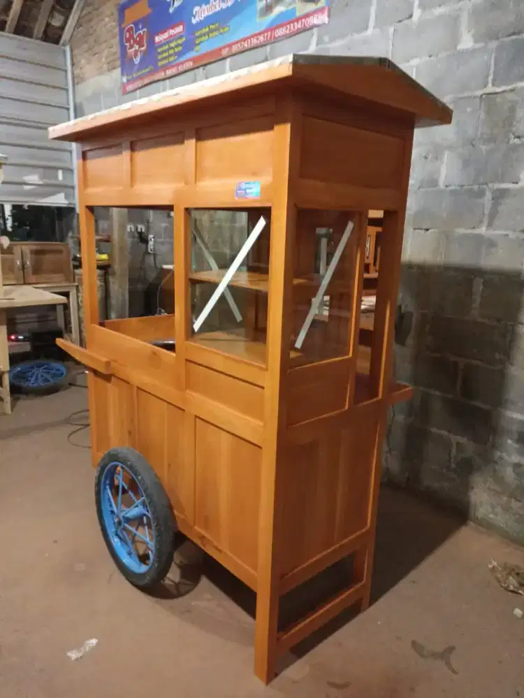 Gerobak Angkringan jg Melayani Pesanan Grobak Bakso Mie Bubur Sate dlL