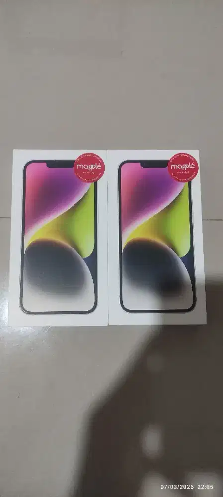 iPhone 14 128 putih segel garansi resmi