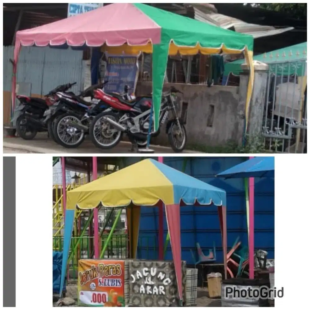 Tenda kafe dan tenda payung (bs antr skitr medan)